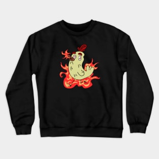 Cooper the Fire Breathing Chick Crewneck Sweatshirt